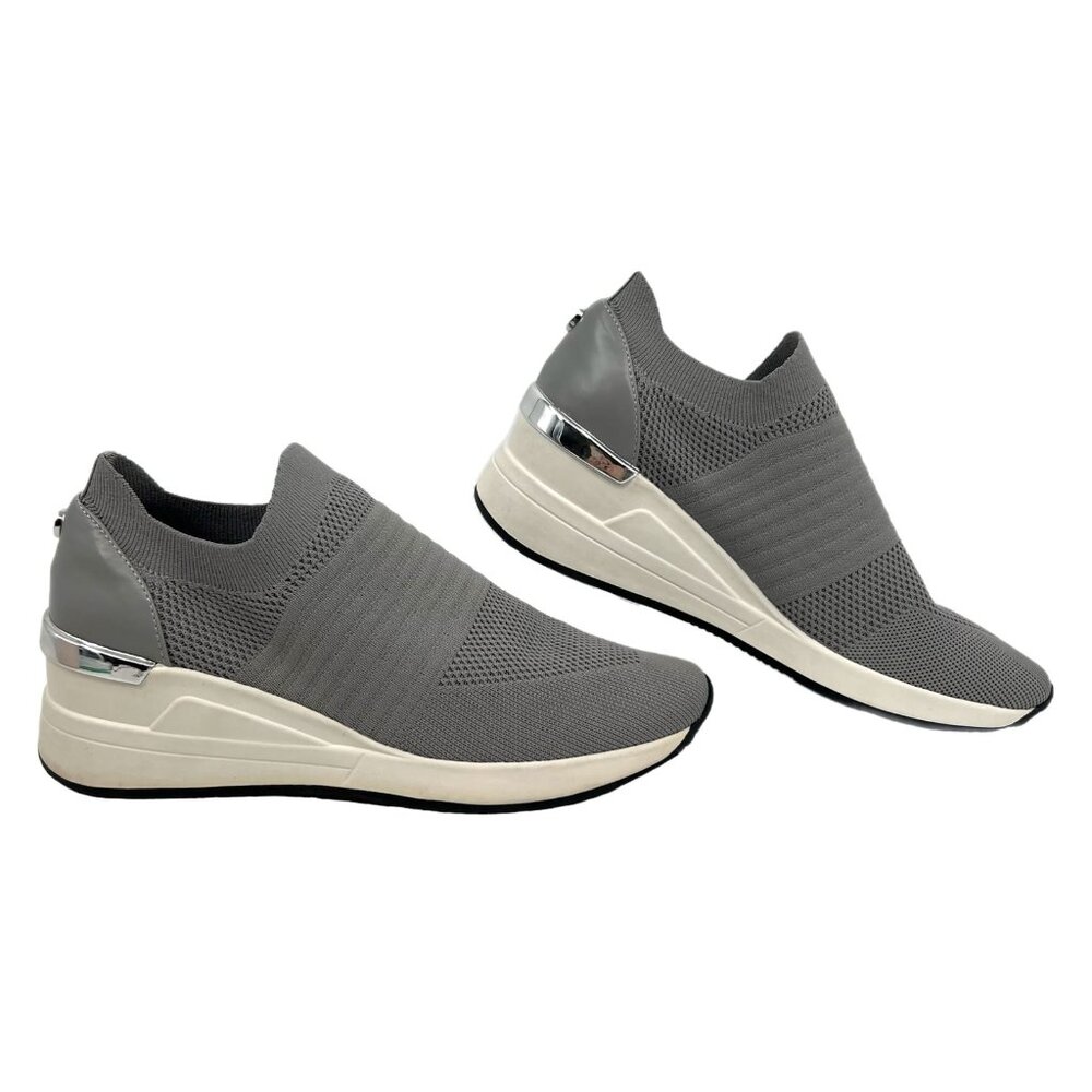 Steve Madden Gray Mykala Knit Slip-On Sneakers | Size 9